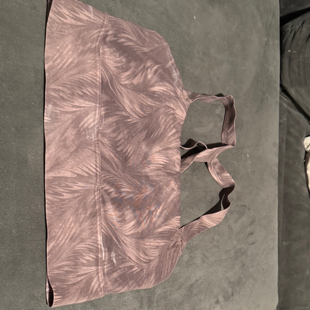 EUC Athleta Mauve Marbled Sports Bra